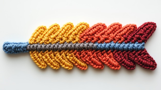 close up of colorful stitches