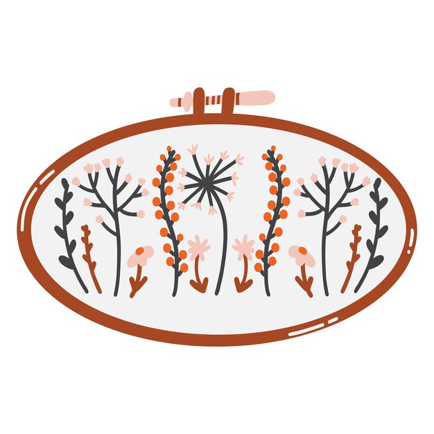 modern embroidered patch